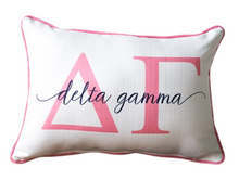 Load image into Gallery viewer, Sorority Large Letter Overlap Pillow