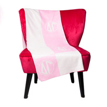 Load image into Gallery viewer, Circle Monogram Sorority Blanket