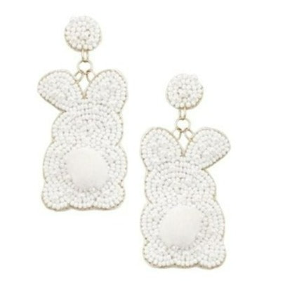 Bunny Beaded Earrings