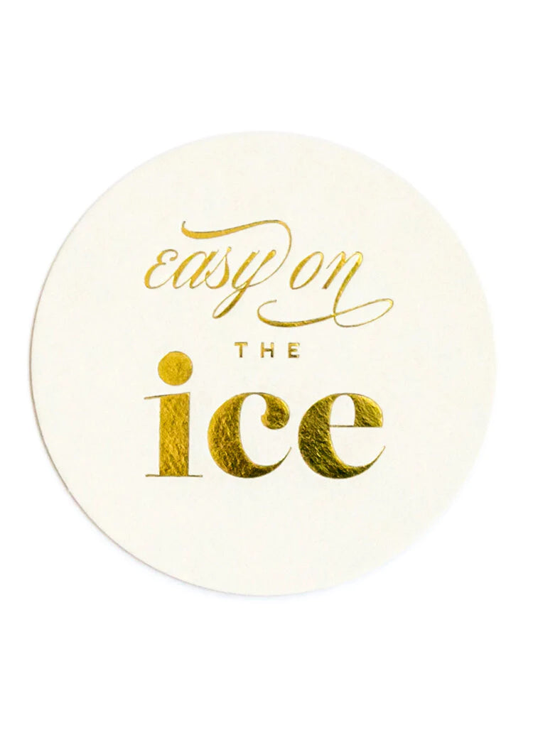 Kitty Meow Easy on the Ice Coasters