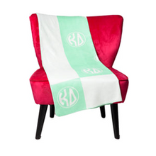 Load image into Gallery viewer, Circle Monogram Sorority Blanket