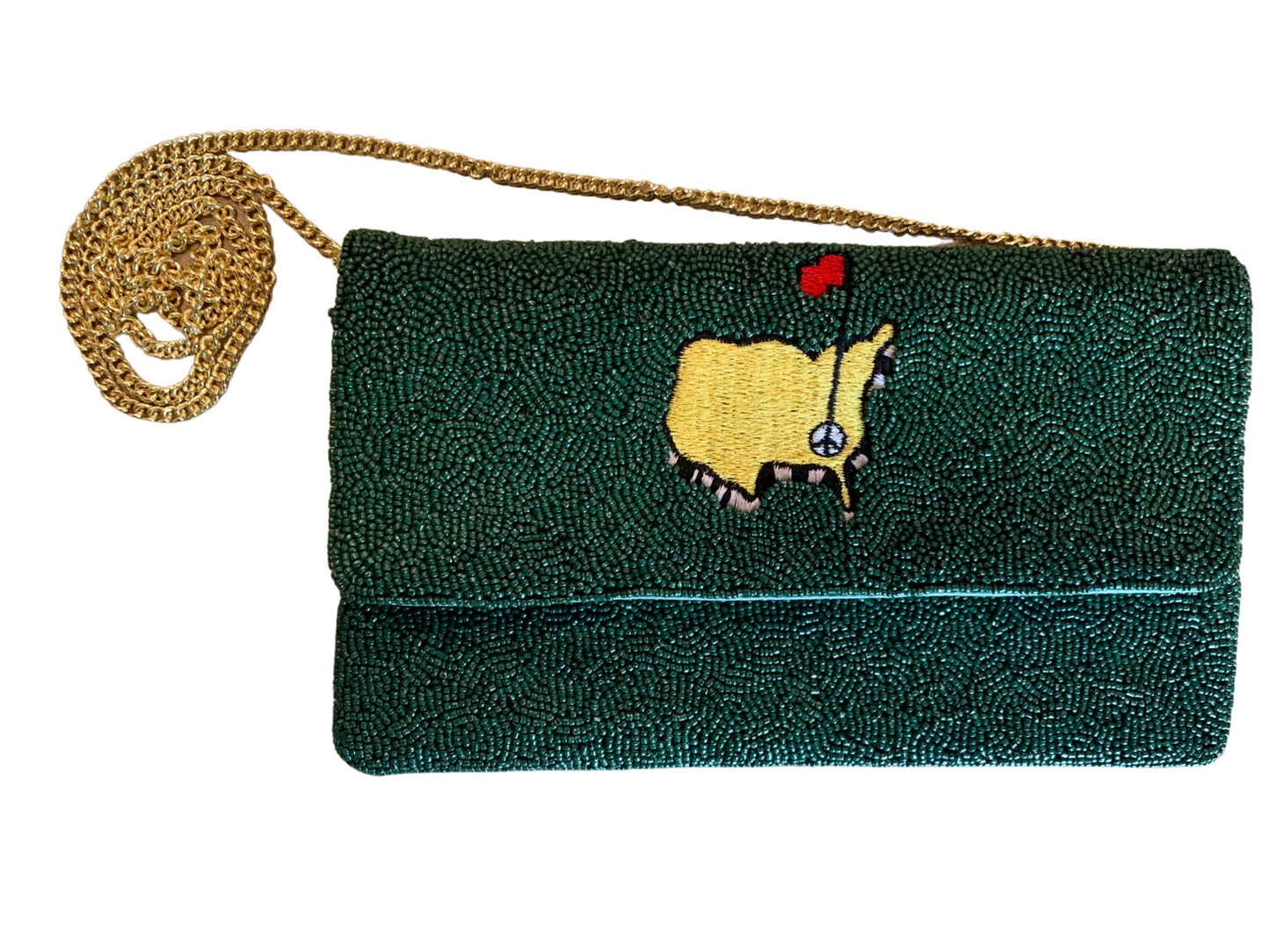 Not the master's beaded golf clutch