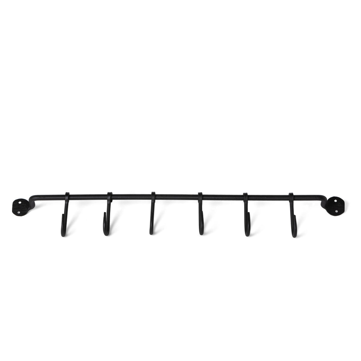 Forged Iron Rack with 6 Hooks