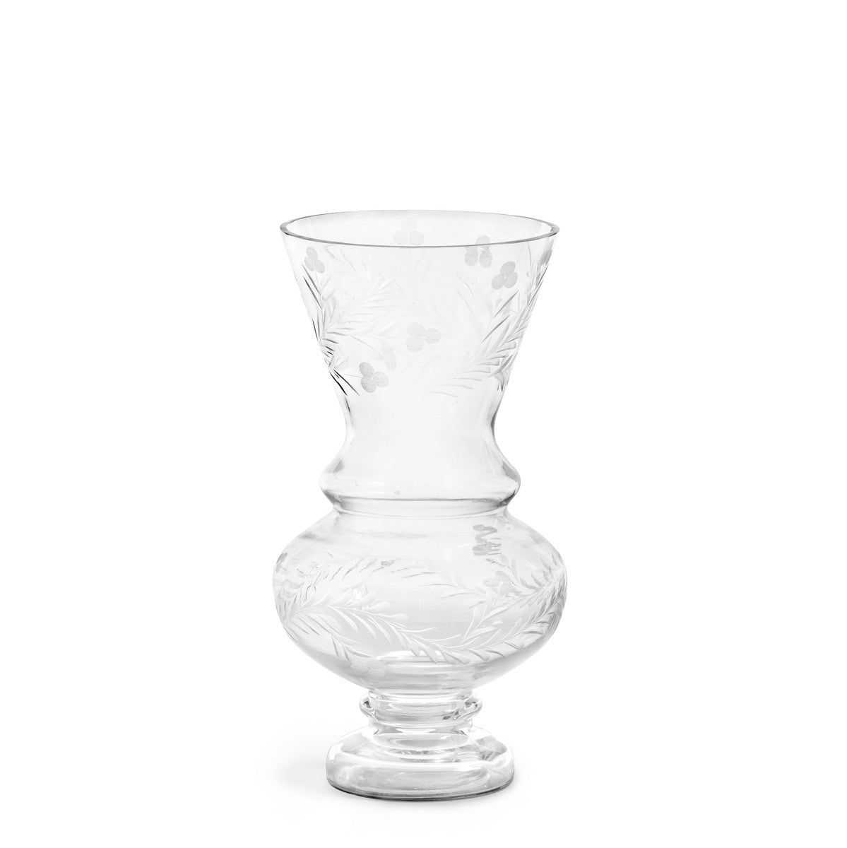 Wallace Etched Glass Vase