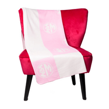 Load image into Gallery viewer, Circle Monogram Sorority Blanket