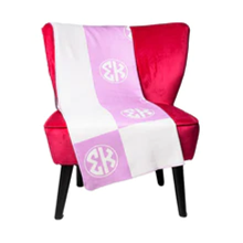Load image into Gallery viewer, Circle Monogram Sorority Blanket