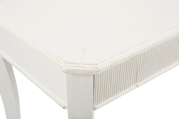 Sanibel Side Table in Shell White