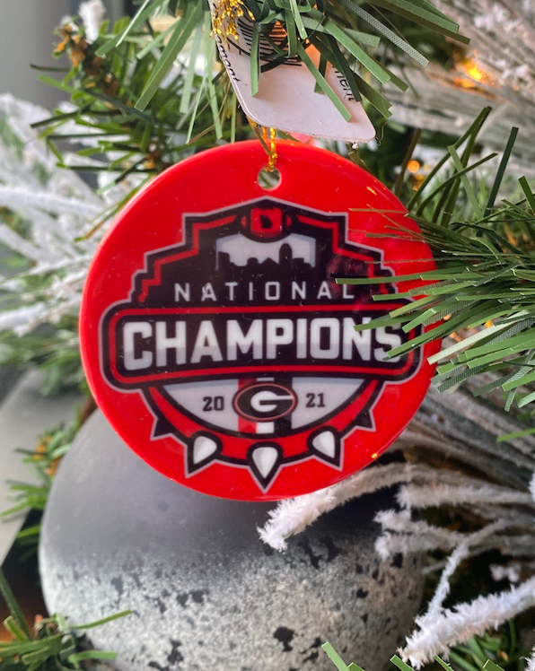 UGA National Championship Ornament