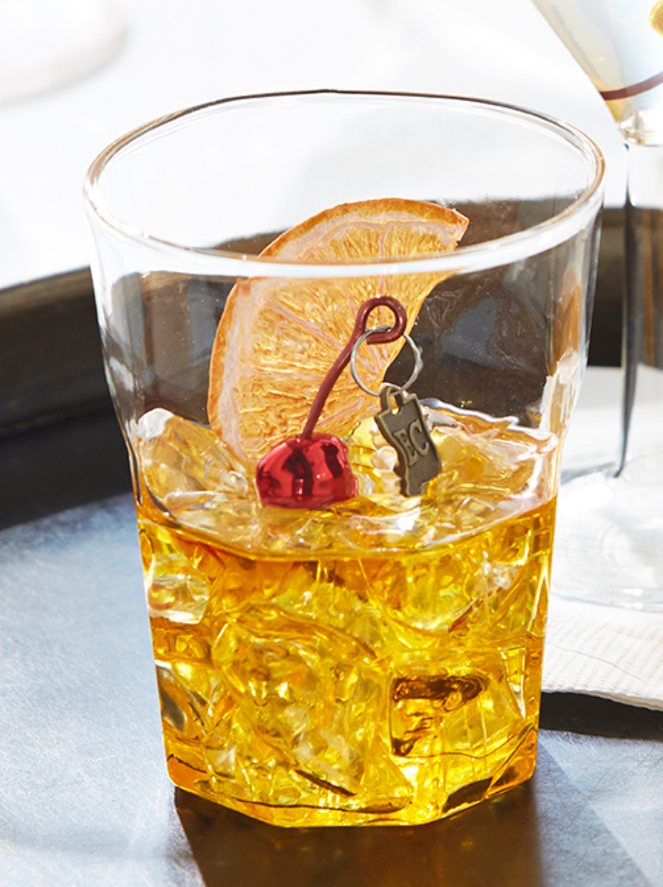 3.5” Old Fashioned Cocktail Ornament