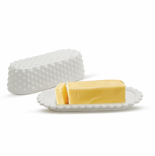 Load image into Gallery viewer, Hob Nail Butter Dish