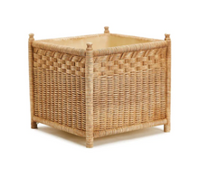 Load image into Gallery viewer, Basket Weave Pattern Square Cachepot