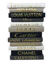 Load image into Gallery viewer, Decorative Books: Gold Lettering on Neutral Spine