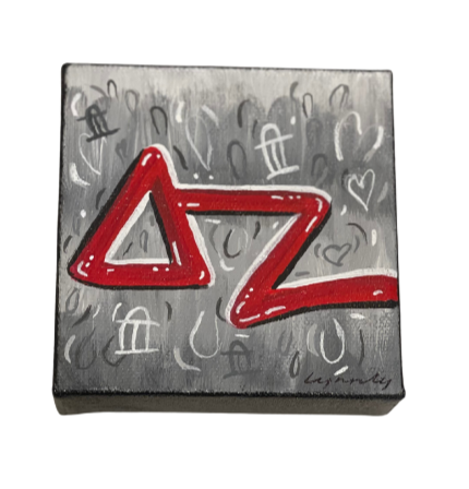 Sorority Graffiti Canvas