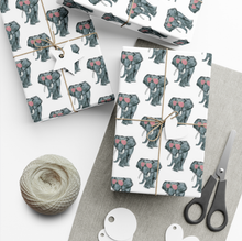 Load image into Gallery viewer, Gift Wrap Roll Elephant