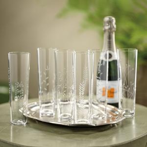 Zodax Flora Etched Flute