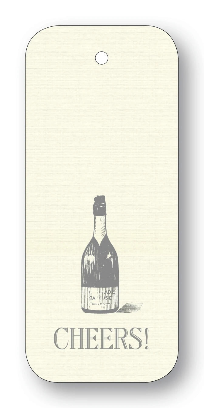 Cheers! Wine Bottle Gift Tags