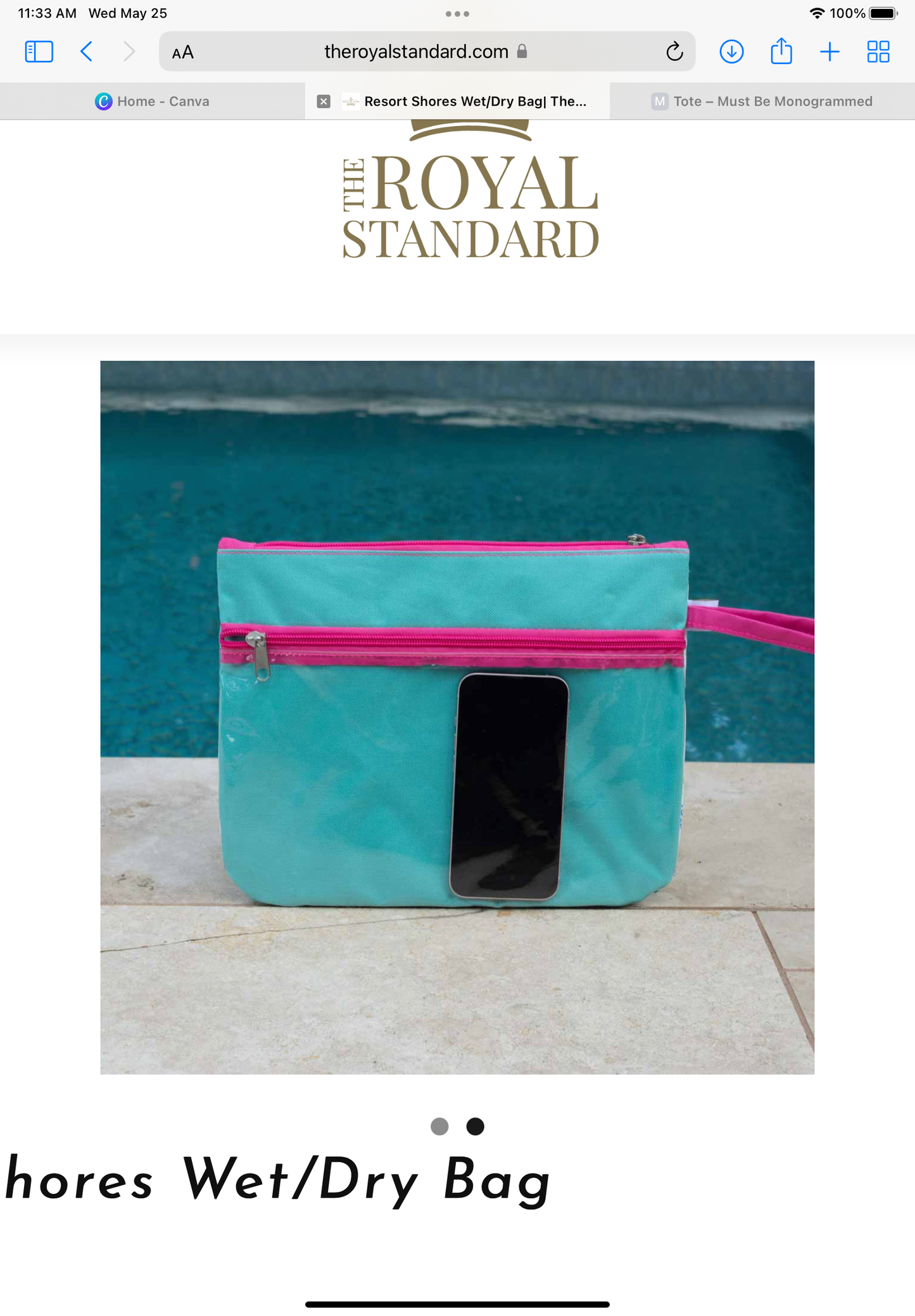 Resort Shores Wet/ Dry Bag