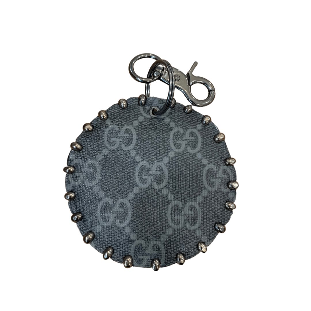 Gucci Key Chain with Bulldog Handpainted