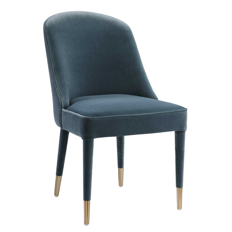 Brie Armless Blue Chair