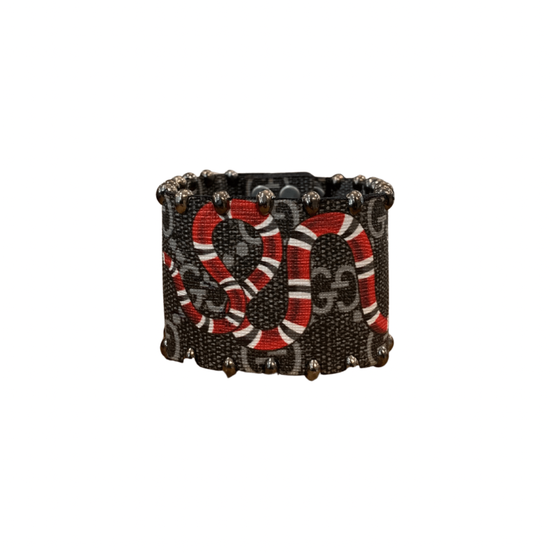 GG Black Red Snake Cuff