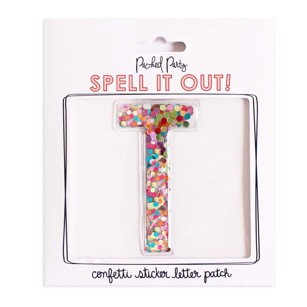 Stick To It Confetti Alphabet Letters