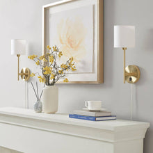 Load image into Gallery viewer, [Set of 2] Wall Light Sconce, Gold Base
