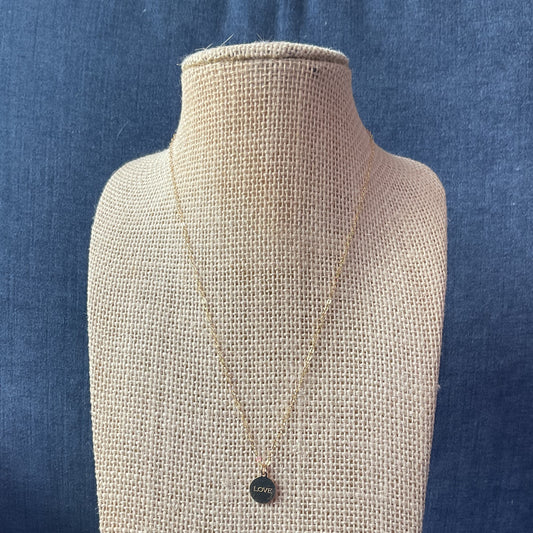 Dainty Love Charm Necklace