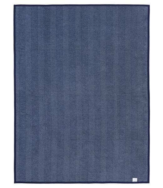Blanket: Harborview Herringbone Navy