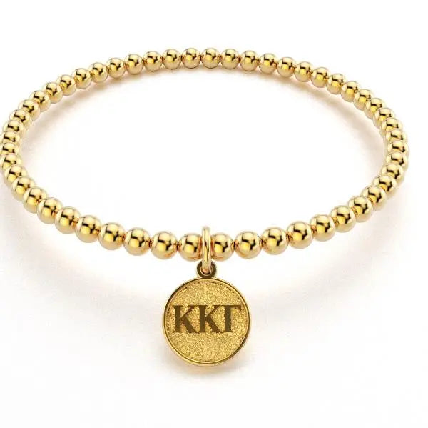 Sorority Gold Bead Bracelet