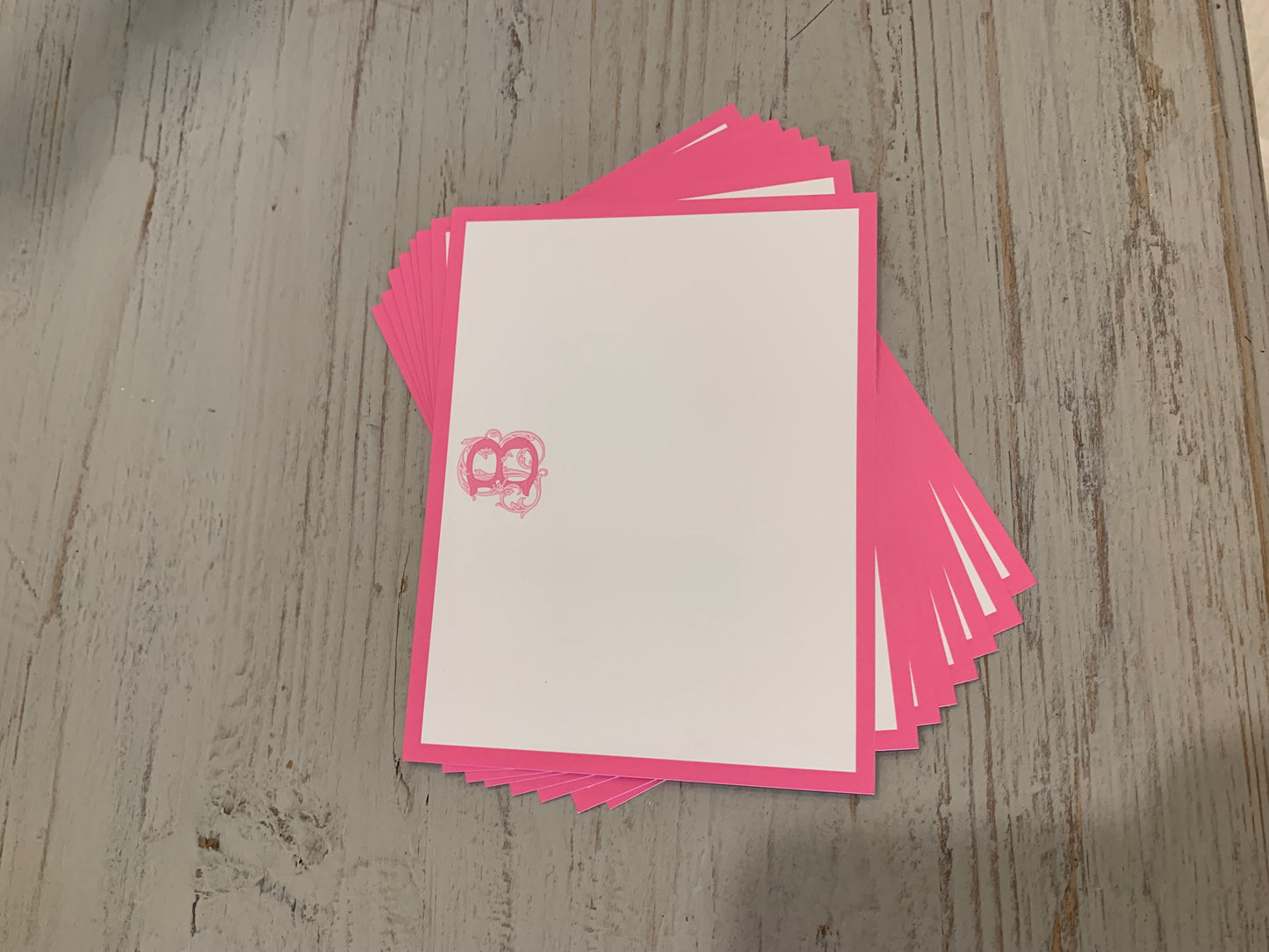 Initial Notecard Set