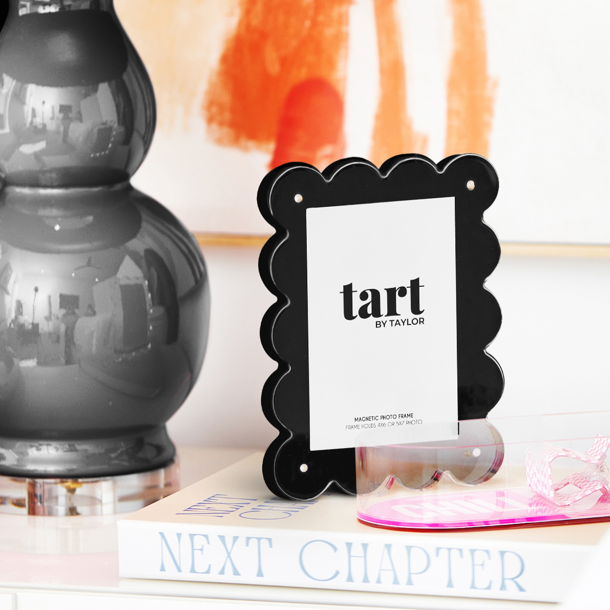 Tart By Taylor Black Acrylic 8x6 Frame