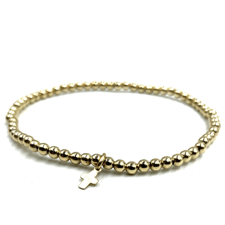 Erin Gray Waterproof Bracelet with Luxe Cross