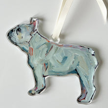 Load image into Gallery viewer, Acrylic Ornament: Frenchie White
