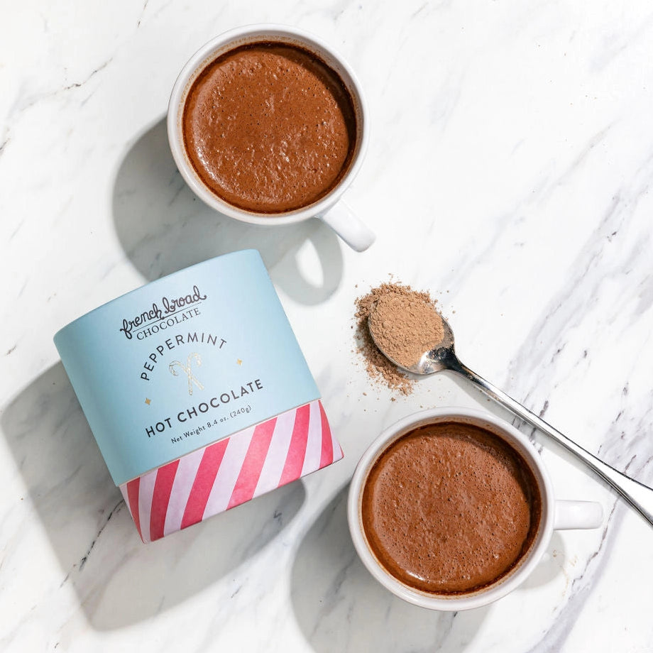 French Broad Peppermint Hot Chocolate