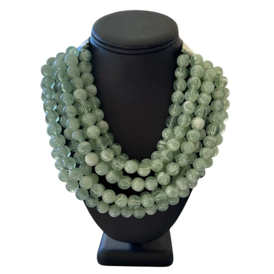 Green Beaded Necklace
