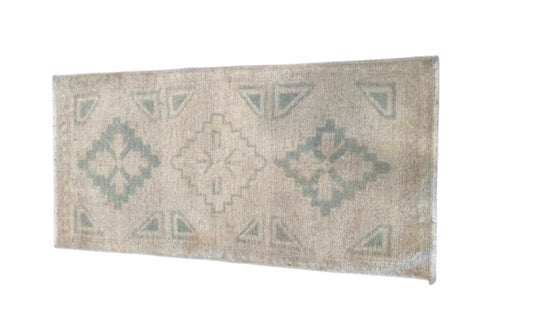 Vintage Oushak Rug - Sage + Sand