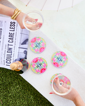 Load image into Gallery viewer, Acrylic Coaster: Pink Paradise Coaster | Laura Park Designs x Tart By Taylor
