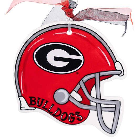 Georgia Helmet Flat Ornament