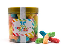 Load image into Gallery viewer, Candy Sugar Stacks - Everyday Neon Gummy Worms
