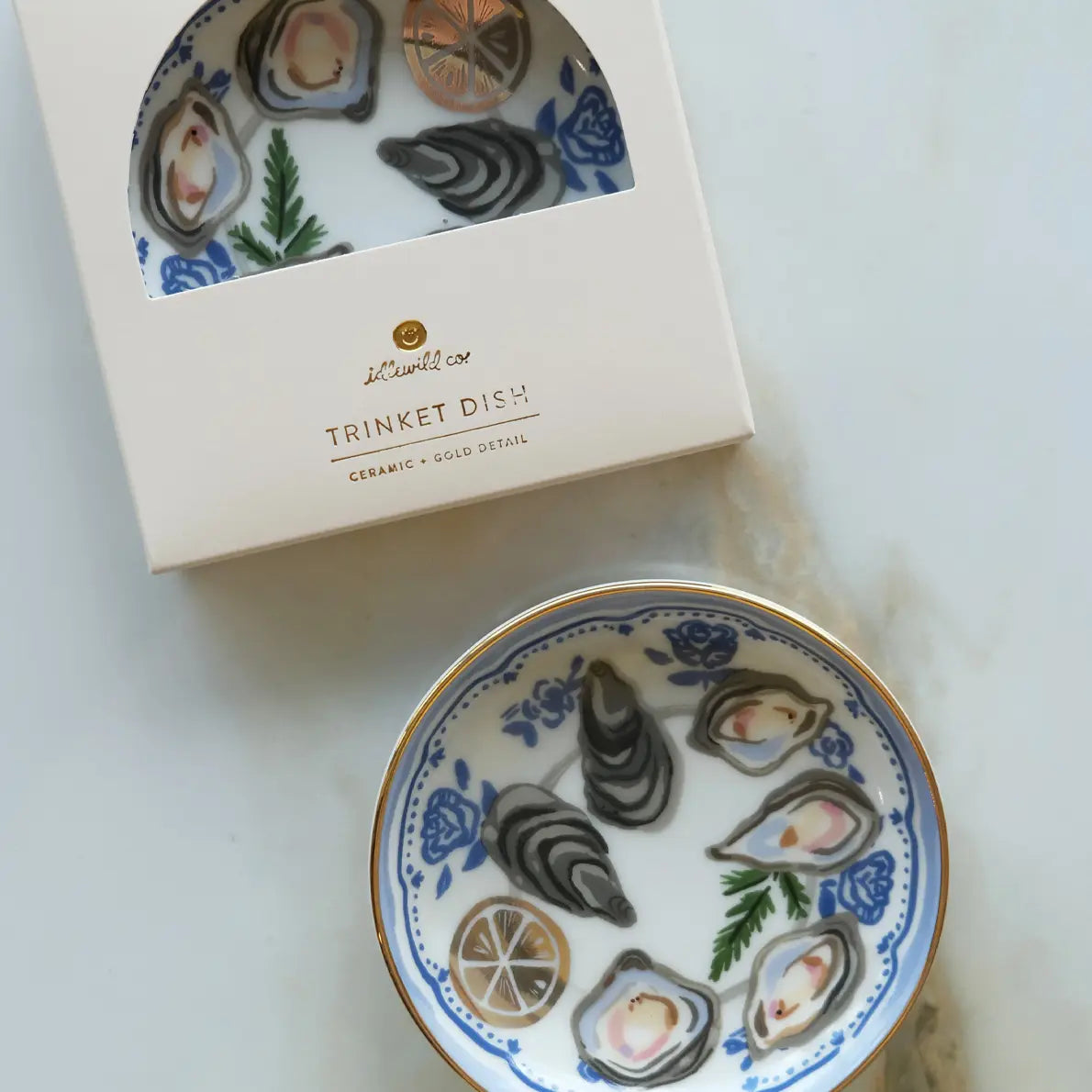 Porcelain Trinket Dish | Oysters