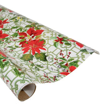 Load image into Gallery viewer, Christmas Garden White Gift Wrap Roll
