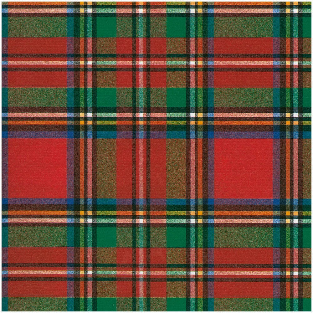 Scottish Tartan Red Roll Wrap