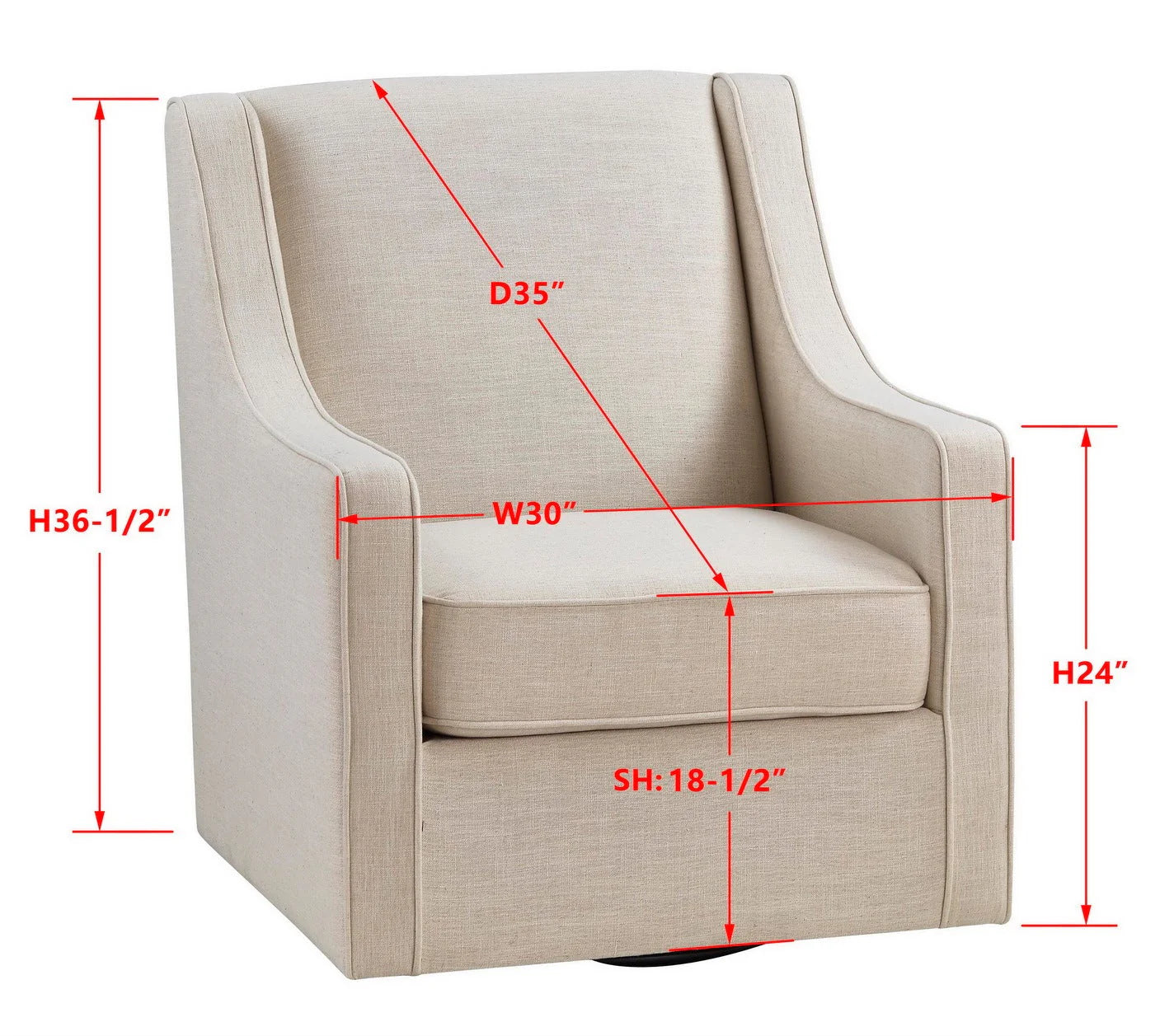 Swivel Armchair