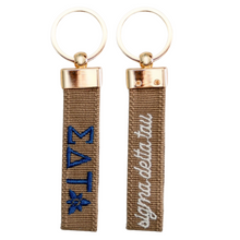 Load image into Gallery viewer, Sorority Embroidered Keychain
