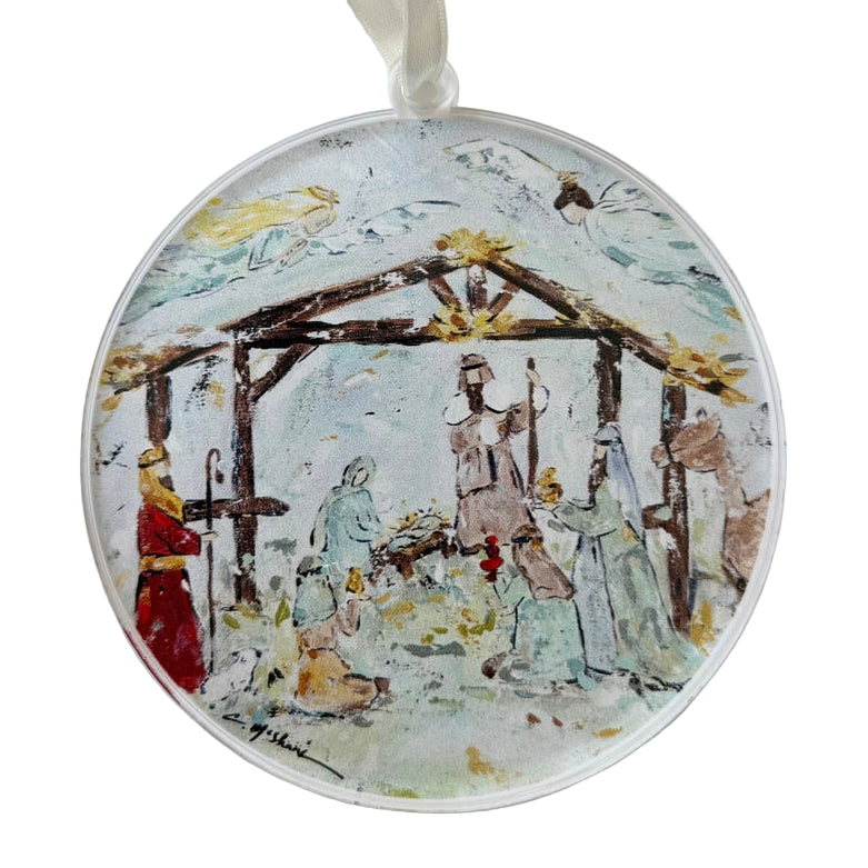 Nativity Acrylic Ornament