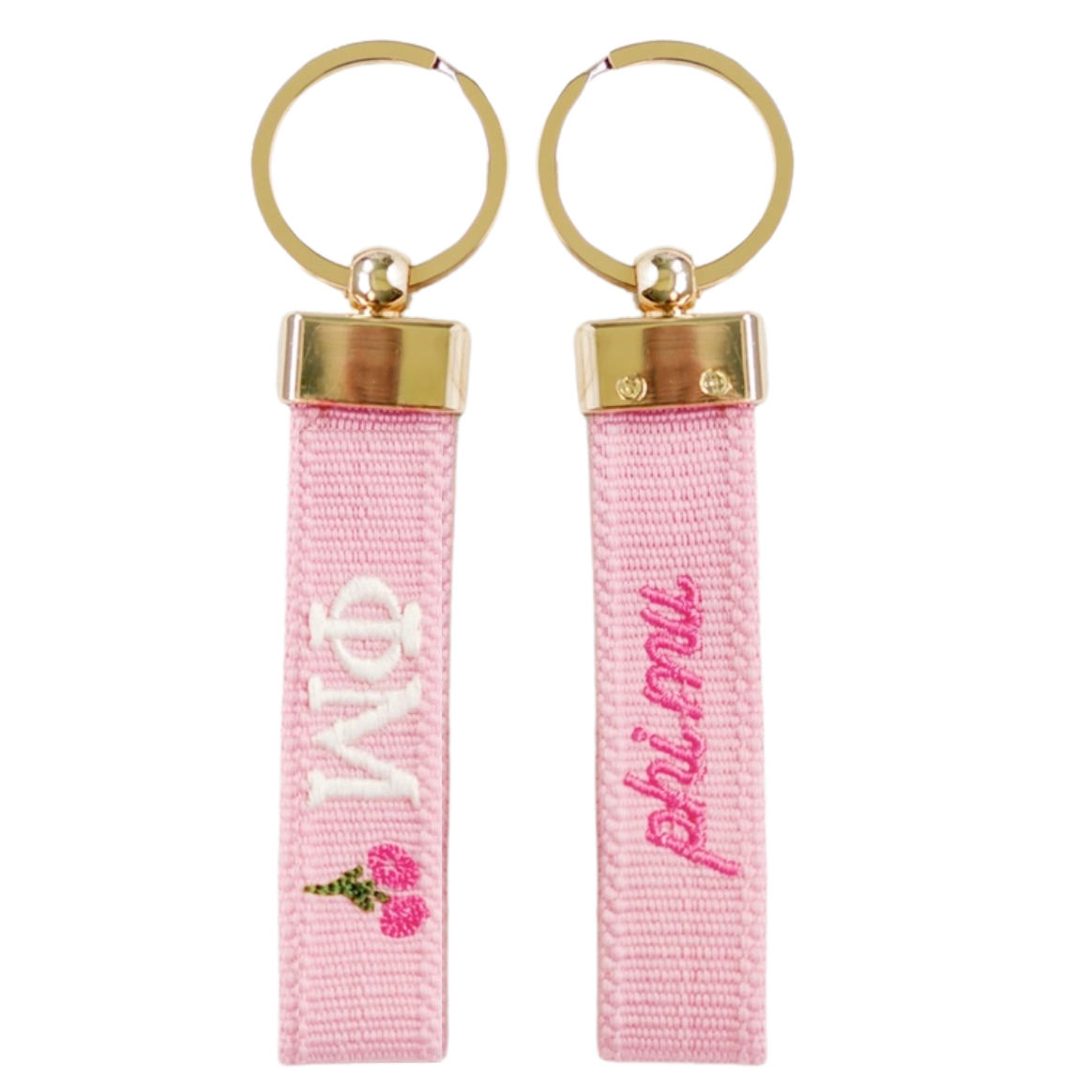 Sorority Embroidered Keychain