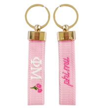 Load image into Gallery viewer, Sorority Embroidered Keychain
