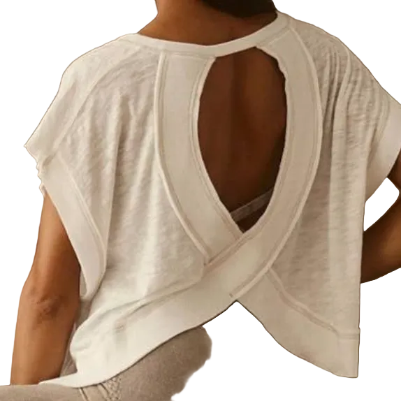 Wrapped Cut-Out Top