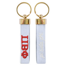 Load image into Gallery viewer, Sorority Embroidered Keychain
