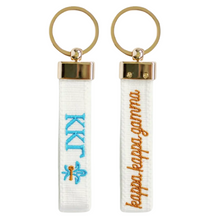 Load image into Gallery viewer, Sorority Embroidered Keychain
